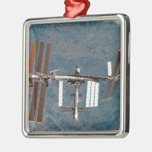 Internationaal ruimtestation 15 metalen ornament (Links)