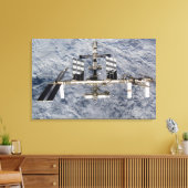Internationaal ruimtestation 16 canvas afdruk (Insitu (Woonkamer))