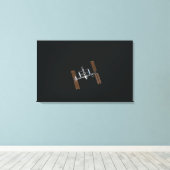Internationaal ruimtestation 16 canvas afdruk (Insitu (Houten vloer))