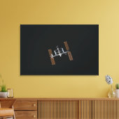 Internationaal ruimtestation 16 canvas afdruk (Insitu (Woonkamer))