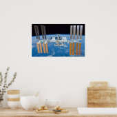 Internationaal ruimtestation 16 x 26-inch poster (Keuken)