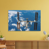 Internationaal ruimtestation 18 canvas afdruk (Insitu (Woonkamer))