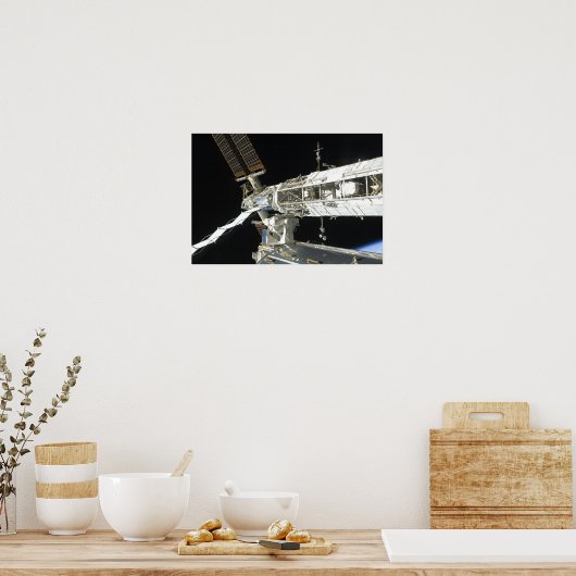 Internationaal ruimtestation 18 poster (Keuken)