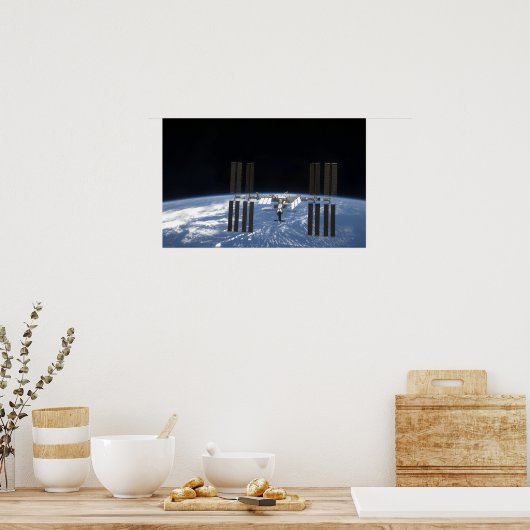 Internationaal Ruimtestation 18 Poster (Keuken)