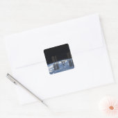 Internationaal Ruimtestation 18 Vierkante Sticker (Envelop)
