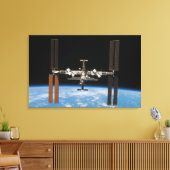 Internationaal ruimtestation 19 canvas afdruk (Insitu (Woonkamer))