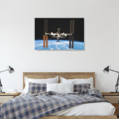 Internationaal ruimtestation 19 canvas afdruk (Insitu (Slaapkamer))