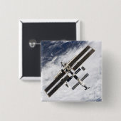 Internationaal Ruimtestation 20 Vierkante Button 5,1 Cm (Voorkant /achterkant)