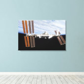 Internationaal ruimtestation 21 canvas afdruk (Insitu (Houten vloer))