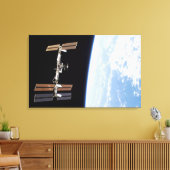 Internationaal ruimtestation 23 canvas afdruk (Insitu (Woonkamer))