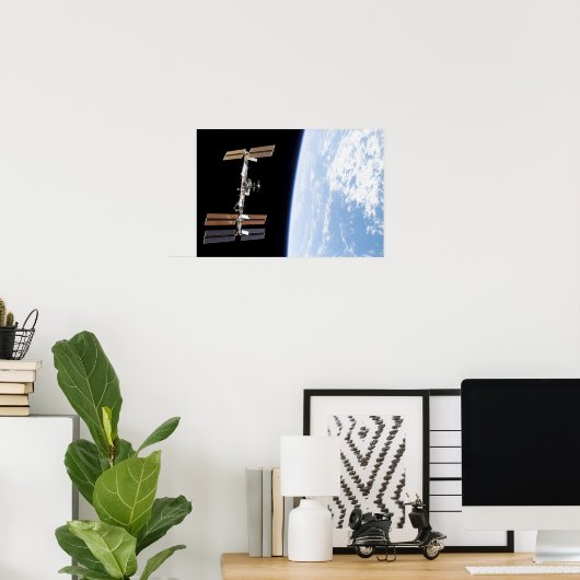 Internationaal ruimtestation 23 poster (Thuiskantoor)