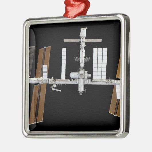 Internationaal ruimtestation 26 metalen ornament (Links)