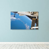 Internationaal ruimtestation 27 canvas afdruk (Insitu (Houten vloer))