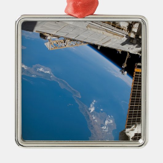 Internationaal ruimtestation 27 metalen ornament (Voorkant)