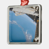 Internationaal ruimtestation 27 metalen ornament (Links)