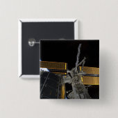 Internationaal Ruimtestation 2 Vierkante Button 5,1 Cm (Voorkant /achterkant)