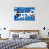 Internationaal ruimtestation 3 canvas afdruk (Insitu (Slaapkamer))