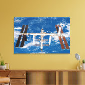 Internationaal ruimtestation 3 canvas afdruk (Insitu (Woonkamer))