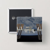 Internationaal Ruimtestation 3 Vierkante Button 5,1 Cm (Voorkant /achterkant)