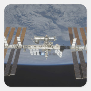 Internationaal Ruimtestation 3 Vierkante Sticker