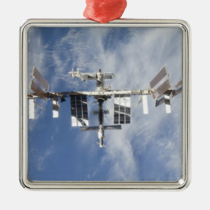 Internationaal ruimtestation 4 metalen ornament