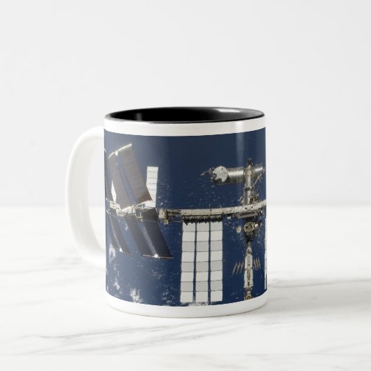 Internationaal Ruimtestation 4 Tweekleurige Koffiemok (Voorkant links)