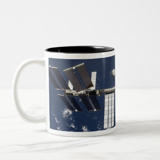 Internationaal Ruimtestation 4 Tweekleurige Koffiemok (Links)