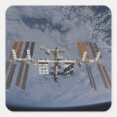 Internationaal Ruimtestation 5 Vierkante Sticker (Voorkant)