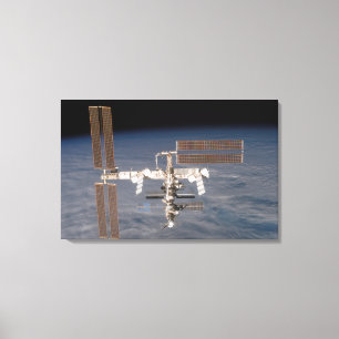 Internationaal Ruimtestation 7 Canvas Afdruk