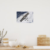 Internationaal Ruimtestation 7 Poster (Keuken)