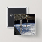 Internationaal Ruimtestation 7 Vierkante Button 5,1 Cm (Voorkant /achterkant)