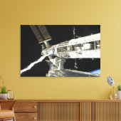 Internationaal ruimtestation 8 canvas afdruk (Insitu (Woonkamer))