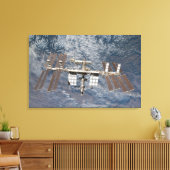Internationaal Ruimtestation 8 Canvas Afdruk (Insitu (Woonkamer))