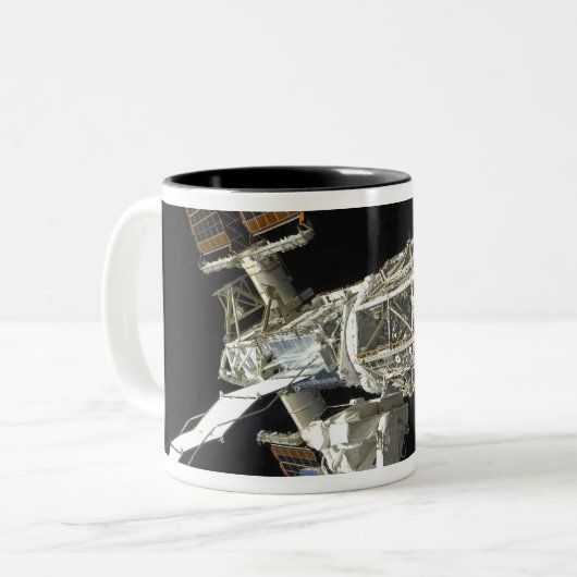 Internationaal ruimtestation 8 tweekleurige koffiemok (Voorkant links)