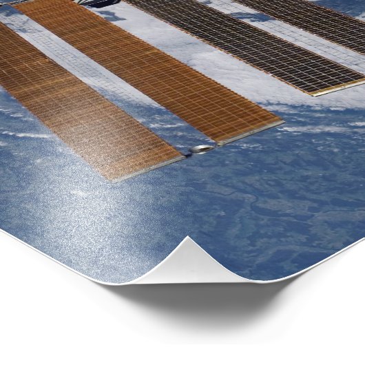 Internationaal ruimtestation 9 foto afdruk (Hoek)