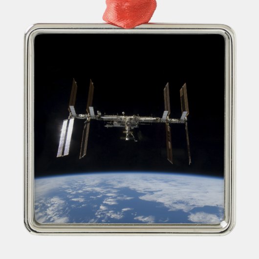 Internationaal ruimtestation 9 metalen ornament (Voorkant)