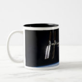 Internationaal ruimtestation 9 tweekleurige koffiemok (Links)