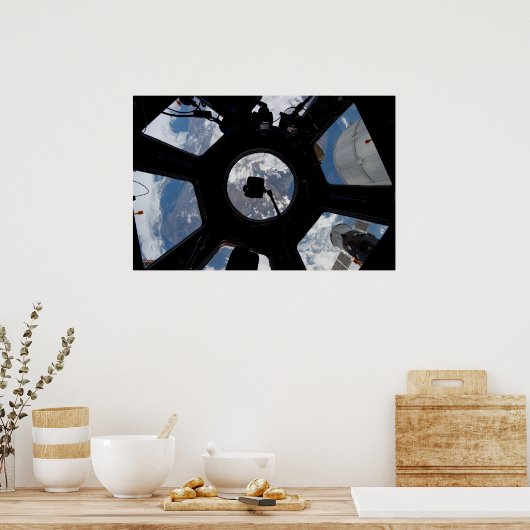 Internationaal ruimtestation Cupola Poster (Keuken)