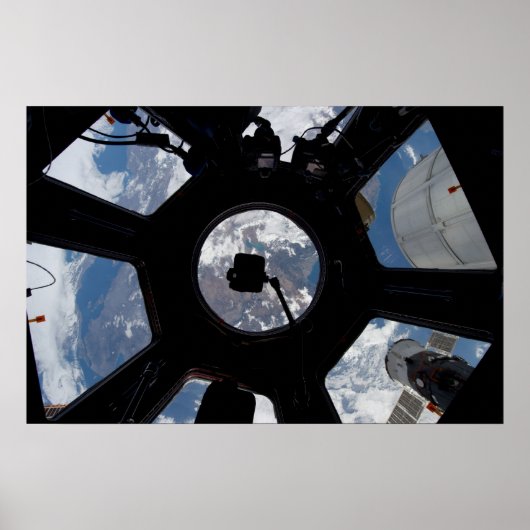 Internationaal ruimtestation Cupola Poster (Voorkant)