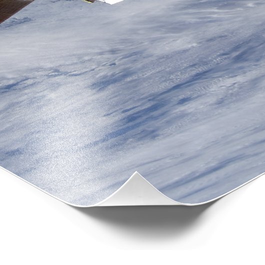 Internationaal ruimtestation foto afdruk (Hoek)