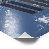 Internationaal ruimtestation in baan 2 foto afdruk (Hoek)