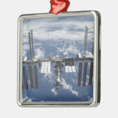 Internationaal ruimtestation in baan 2 metalen ornament (Links)