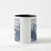 Internationaal ruimtestation in baan 2 mok (Midden)