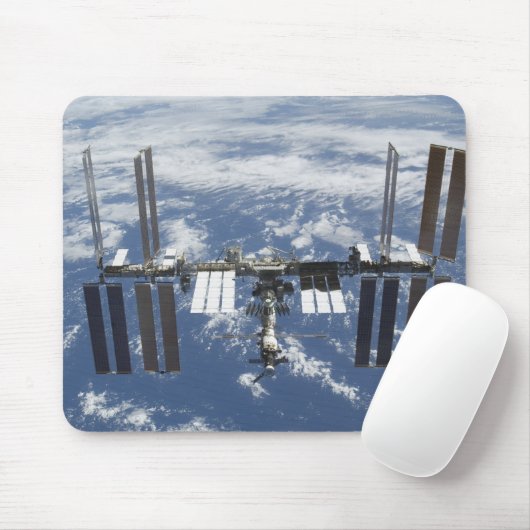 Internationaal ruimtestation in baan 2 muismat (Met muis)