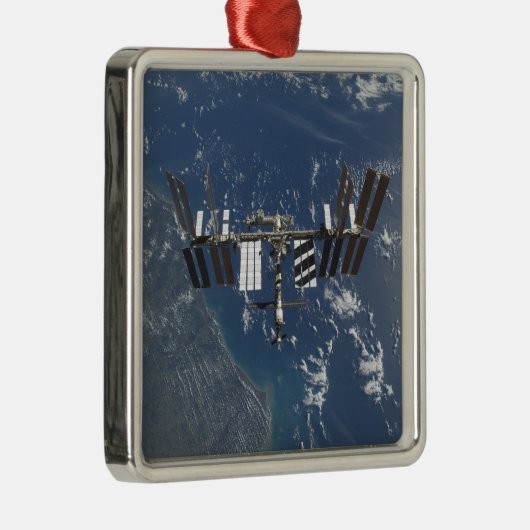 Internationaal ruimtestation in baan 3 metalen ornament (Rechts)