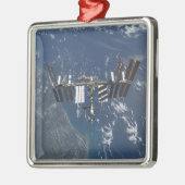 Internationaal ruimtestation in baan 3 metalen ornament (Links)