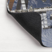 Internationaal ruimtestation in baan om aarde muismat (Hoek)