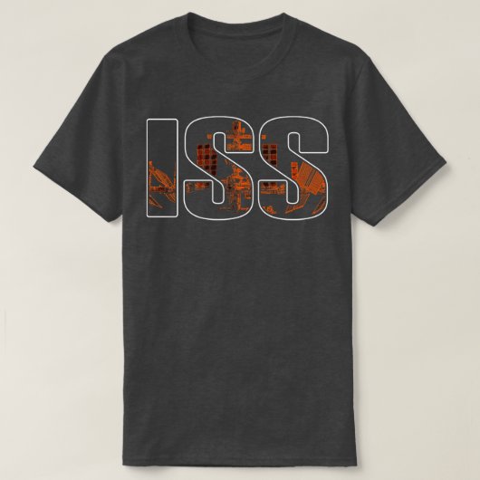 Internationaal ruimtestation ISS 18 T-shirt (Design voorkant)