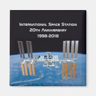 Internationaal Ruimtestation ISS 20e Jubileum Magneet