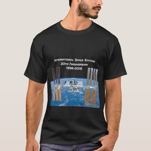 Internationaal Ruimtestation ISS 20e Jubileum T-shirt (Voorkant)